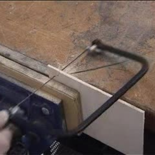 How to use a coping saw