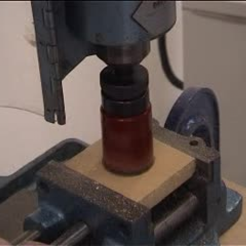 How to use a hole saw