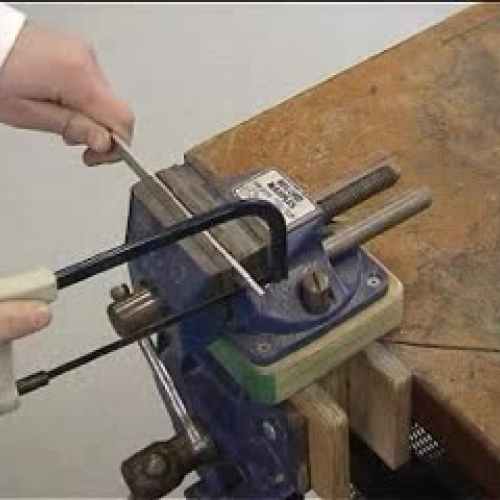 How to use a junior hacksaw