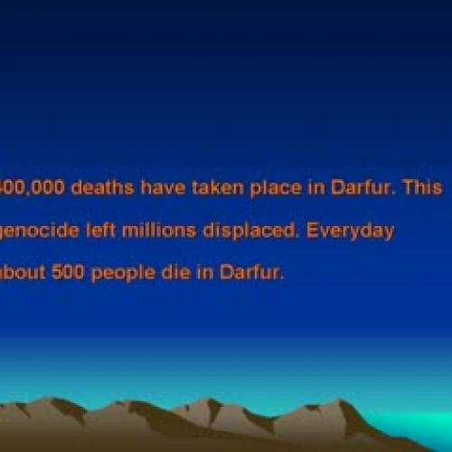 Darfur Genocide PSA