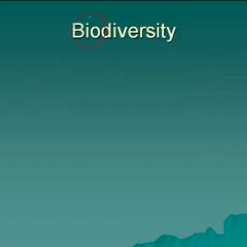 Evolution and Biodiversty