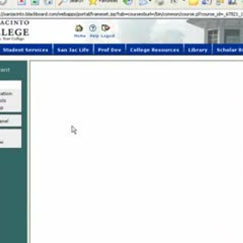 Posting Blogs in Blackboard