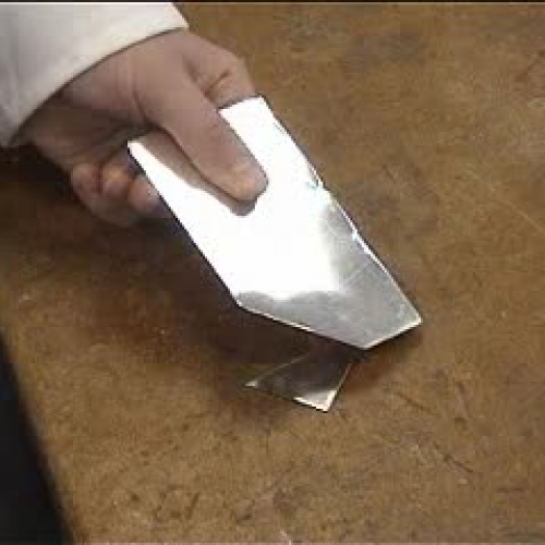 How to use a pair of tinsnips