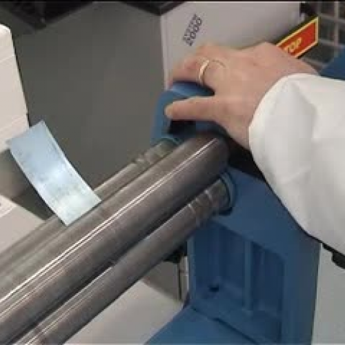 The sheet metal roller