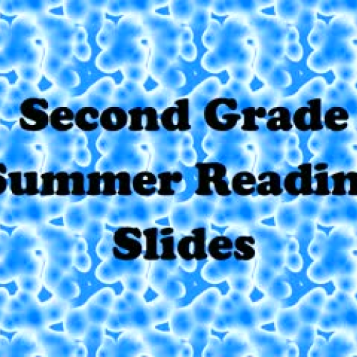 Second Grade Summer Reading