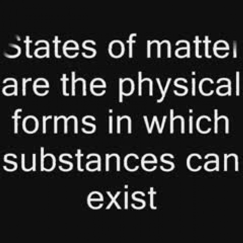 States of Matter - Part 1