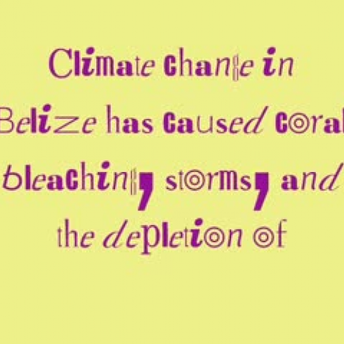 Belize Climate Change Study Trip 2009