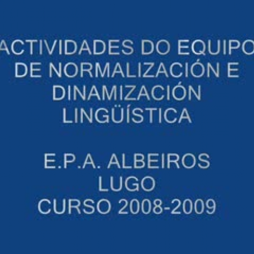 Actividades curso 2008-2009