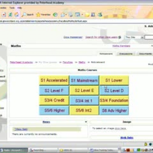 Adding Course Glow Group