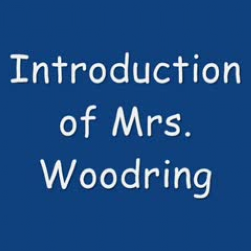 Woodring intro