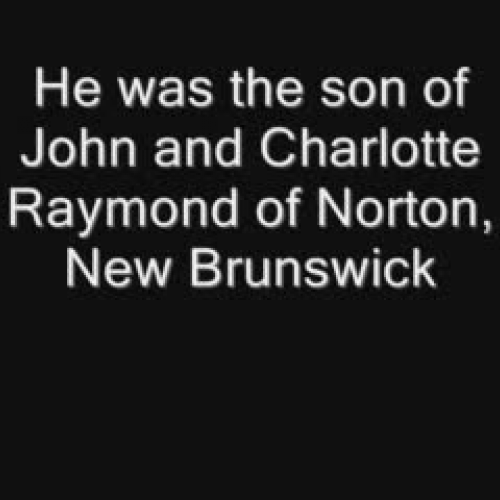 Ralph Bostwick Raymond: A Canadian Soldier