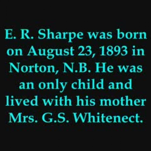 Ethelbert Revere Sharpe, A Canadian Soldier
