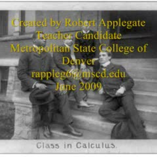 Introduction to Calculus:  Newton