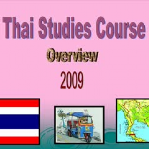 Thai Studies Course
