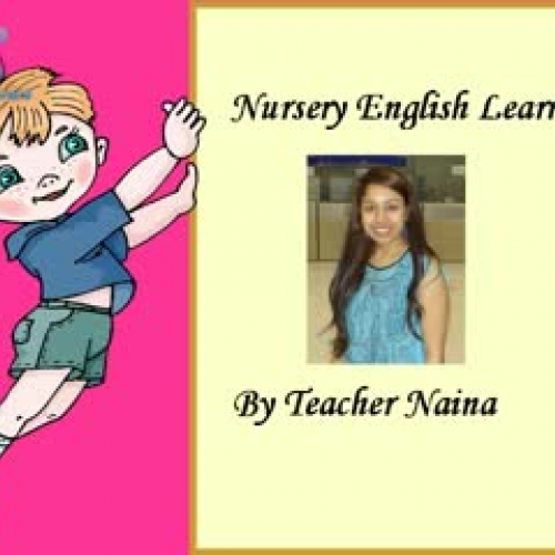 Nursery English Learning