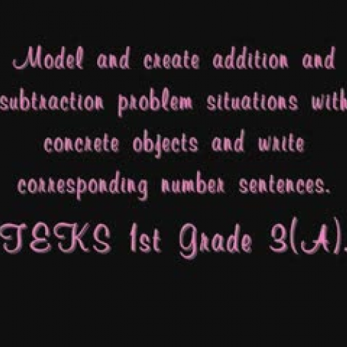 How to Viedo 1st Grade Math