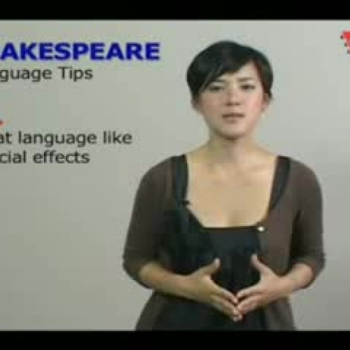 Shakespeare Language Tips
