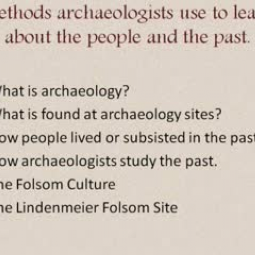 archaeaology
