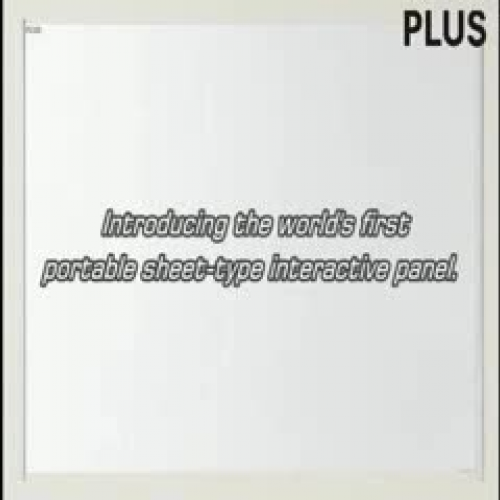 Plus UPIC interactive board / smartboard demo