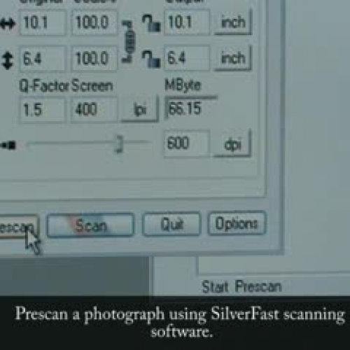 Demonstration of the Scanning  Process (Part 