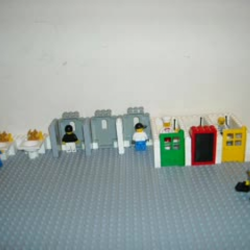 Lego bathroom fight