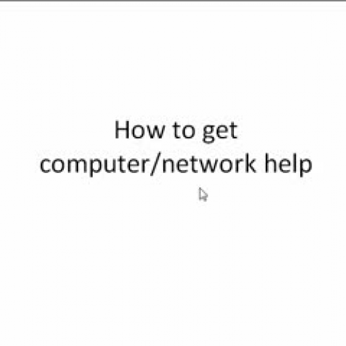 How to get computer-network help