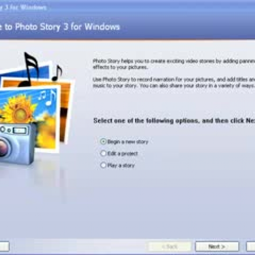 Photo Story 3 - The Basics