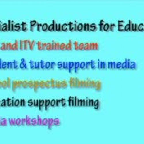 Tailor Made Video's for your school