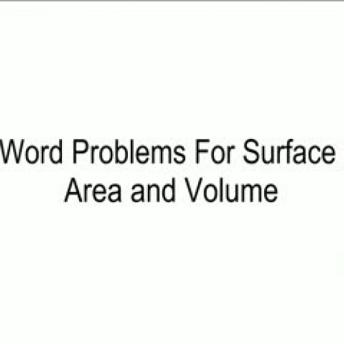 Volume Word Problems