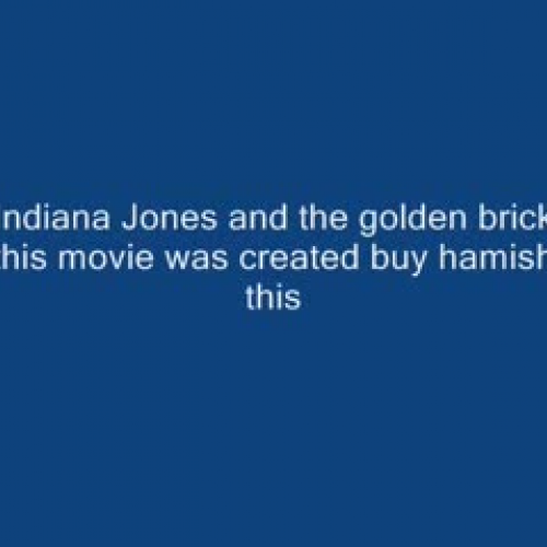 Indiana Jones and The Golden Brick.
