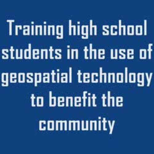 GIS/GPS Training for High School Students