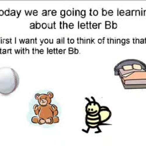 The Letter B / Brushing your teeth