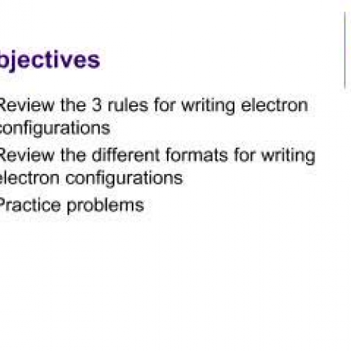 Electron Configurations