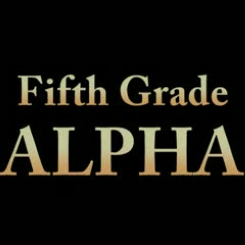 Gifted Education; ALPHA Part 7 of 8 (Grade 5)