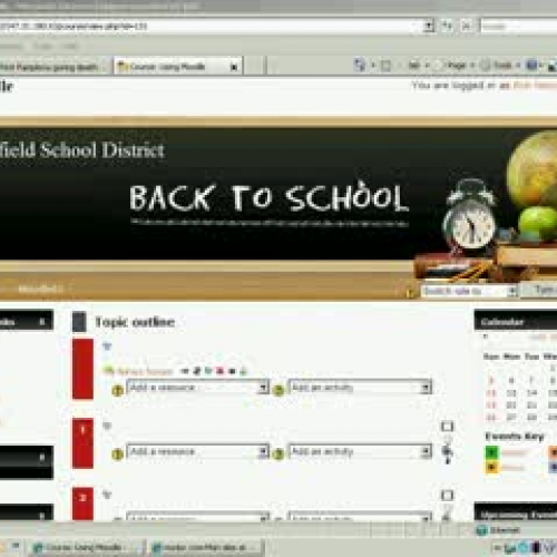 Embedding Video in Moodle