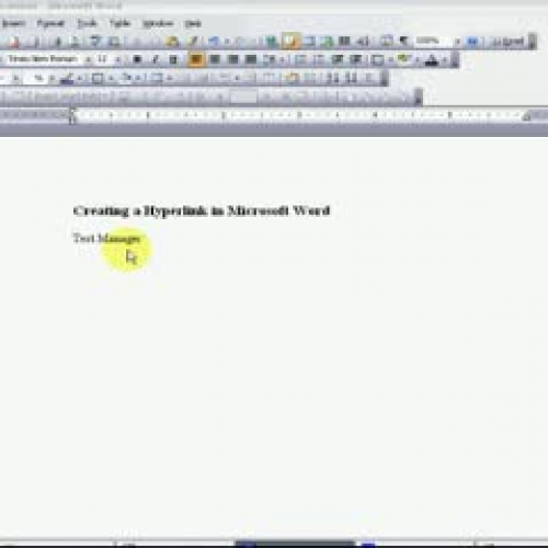 Word document for programs