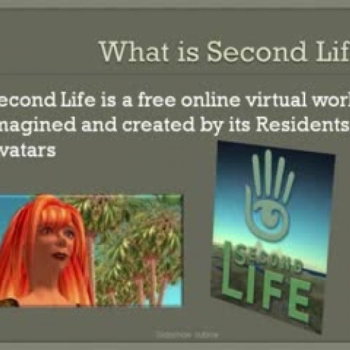 Second Life in Education