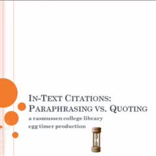 APA In-text Citations