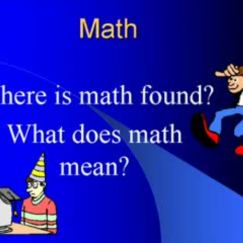Intro to Math