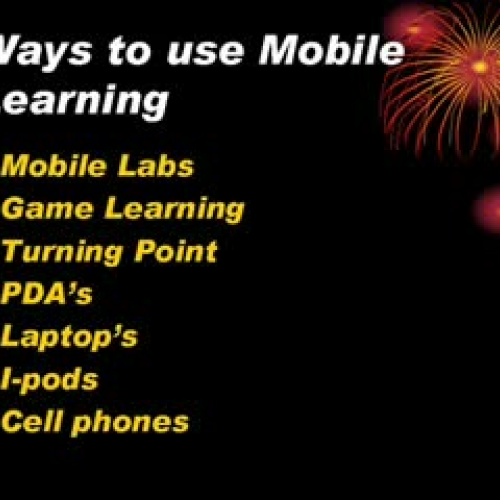 Mobile Learning