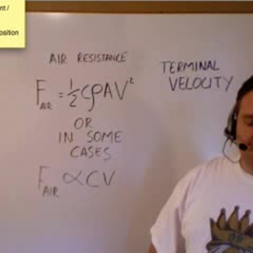 Force Air Resistance