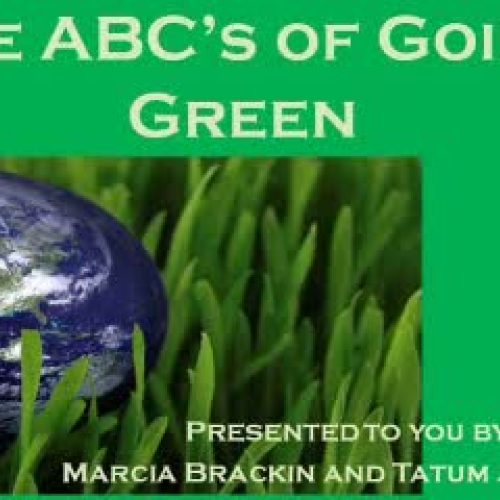 ABC's of Going Green