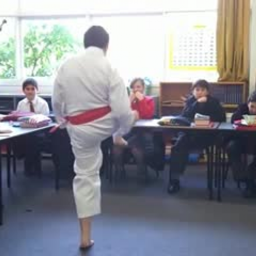 Taekwondo with Jesse and Nathan