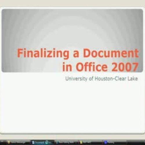 Finalizing a document-L6