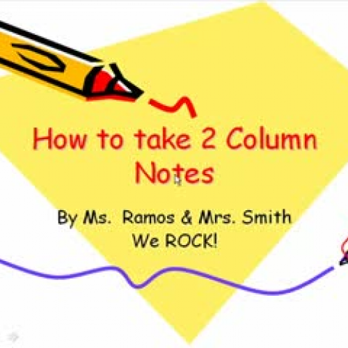 Two Column Notes