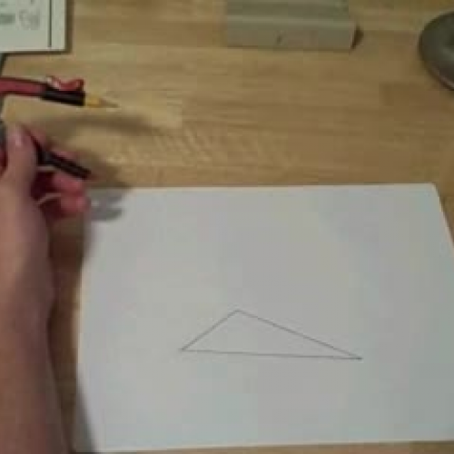 Constructing the orthocenter of a triangle