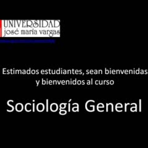 Introducción Sociología General