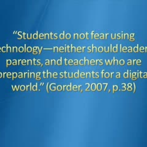 K-12 Education: Connecting to a Digital Gener