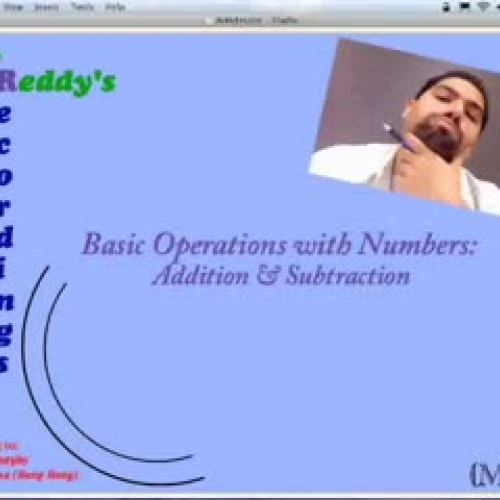 Adding/Subtracting Numbers