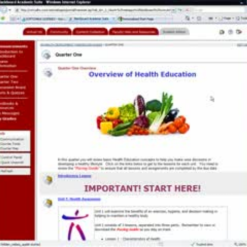 Health Introductory Tutorial